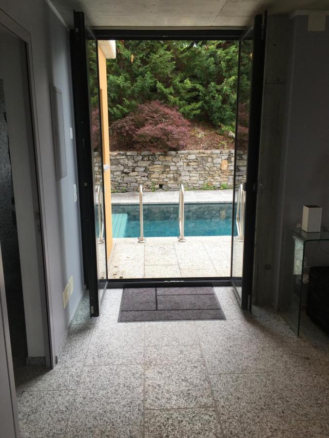 Rustico Resa: Brione Sopra Minusio Villa Bagian luar foto