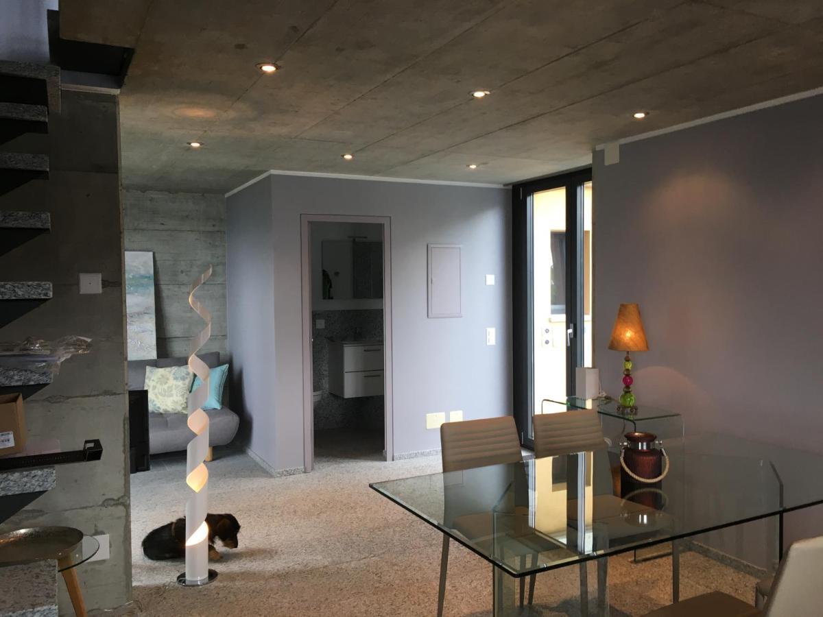 Rustico Resa: Brione Sopra Minusio Villa Bagian luar foto